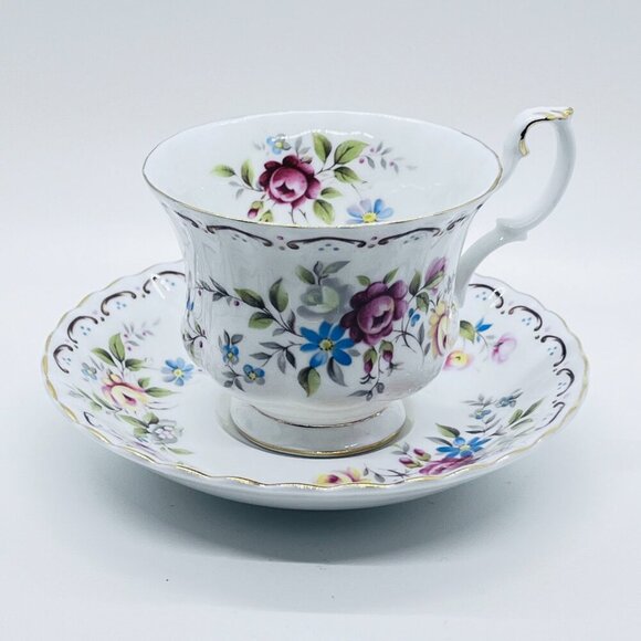 Royal Albert Other - Royal Albert Jubilee Rose Vintage Teacup and Saucer